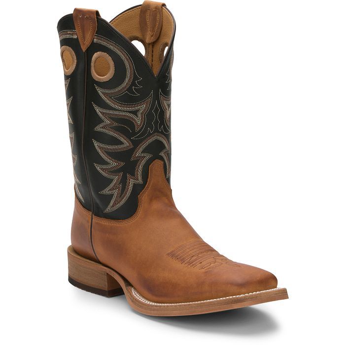 Justin Caddo 11" Western , Size: 8D