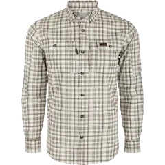Drake Hunter Creek Plaid LS Chocolate Chip