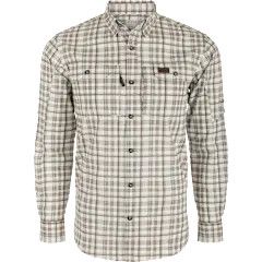 Drake Hunter Creek Plaid LS Chocolate Chip