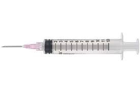 12CC syringe w/18 ga x1 needle