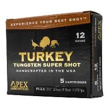 Apex Tungsten Turkey Load 3.5" 2 1/2Oz 12 Ga #9