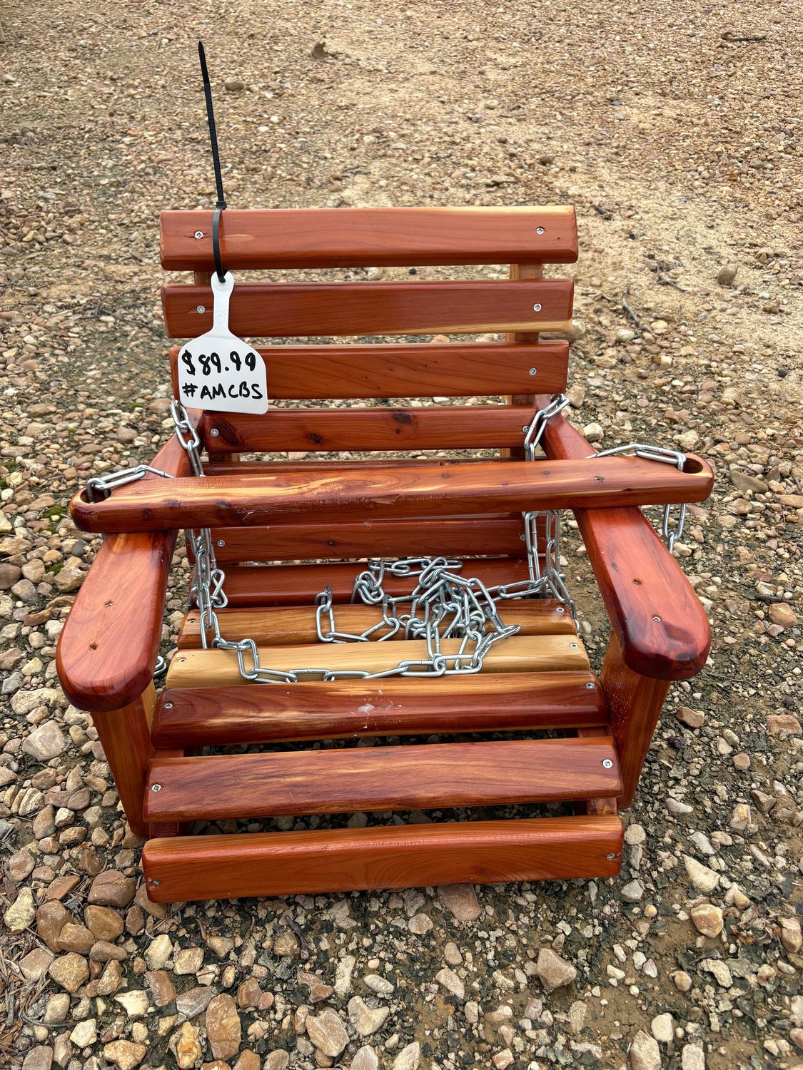 Amish Cedar Baby Swing