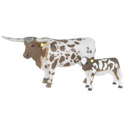 BCT Longhorn Cow and Calf