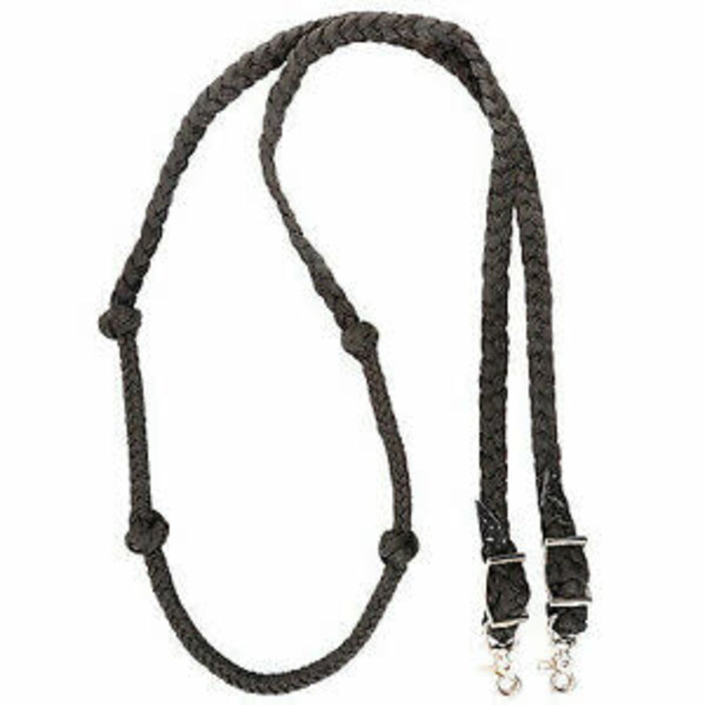 barrel reins 1" braided nylon