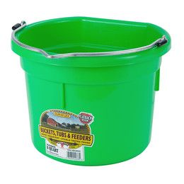 Bucket Flatback Lime Green 20 Quart