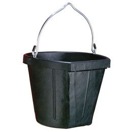 Bucket Rubber FlatBack 18 Quart