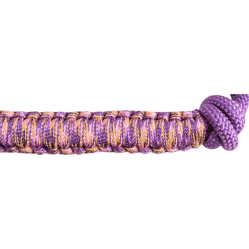 Cashel Brown Paracord Rope Nose Purple Camo