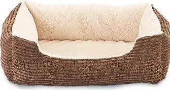 Chocolate Cuddler Dog Bed 27"
