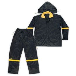 CLC Rain Suit Nylon 3 pc Black XXL Reg