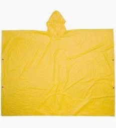 CLC Lightweight PVC Poncho CL096 Yellow