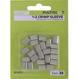Crimp Sleeve 1-2 Patriot 25 Pack