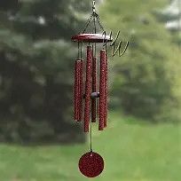 Corinthian Bells Chime Ruby Splash 27"