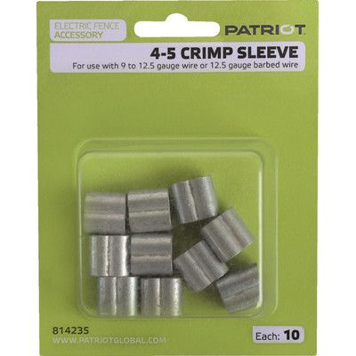 Crimp Sleeve 4-5 Patriot 10 Pack