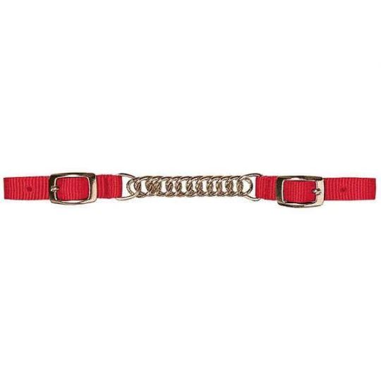 Curb Flat Chain Red