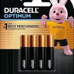 DURACELL OPTIMUM AAA Battery 4 Pack