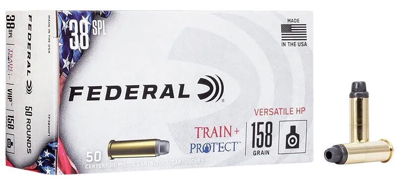 Federal Train Protect 38 Sp 158 Grain 38 Special