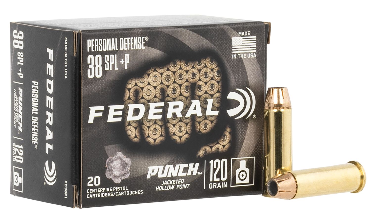 Federal Premium 38SP +P 120 Grain