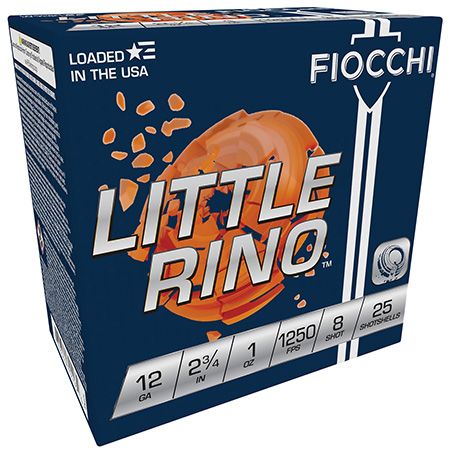Fiocchi Little Rhino 12Ga 1 Oz 2.75" #8