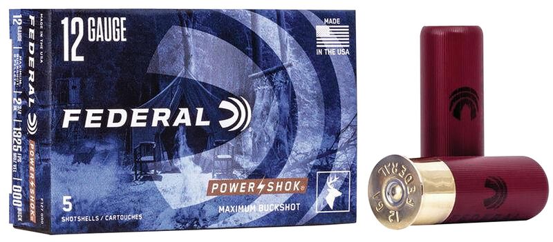Federal Power Shok 12Ga 000Buck 2 3/4"