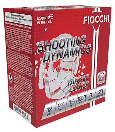 Fiocchi Target Load 1 1/8 oz #8 12 Ga 2.75"