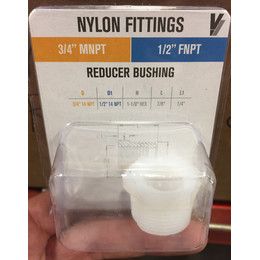 Fitting Reducer Bushing 3/4" x 1/2"