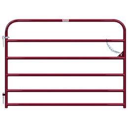 Gate Light Duty 6 Bar Red 6'