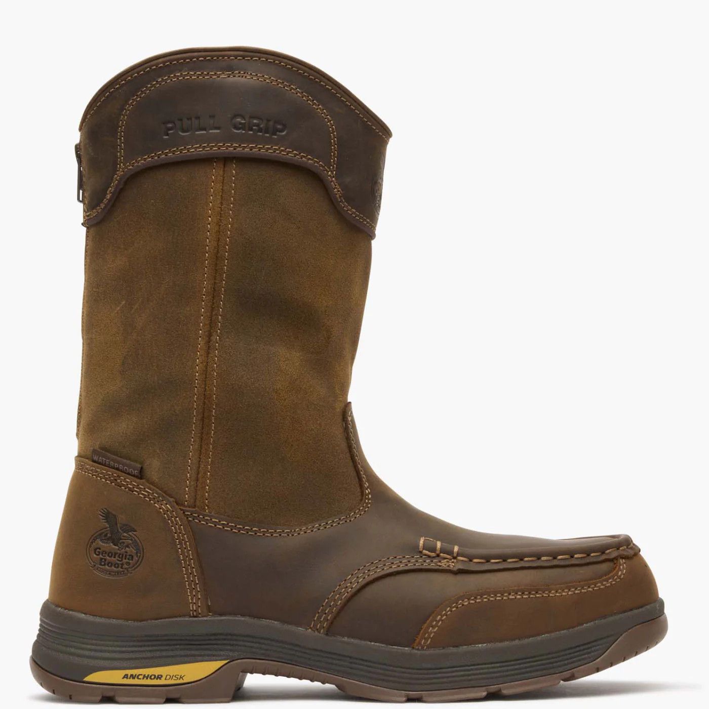 GB Men Brown 11" Work Boot Brown 9.5 Medium