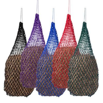 Hay Net Nylon  43" Red With Ring