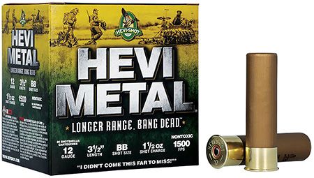 Heavy Metal Long Range 12Ga 1 1/2 oz 150 3.5" #BB
