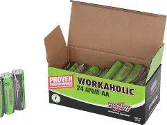 INT 1.5V alk AA workhaholic 24 pack