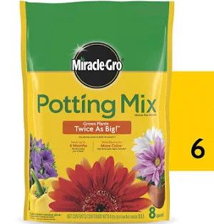 Miracle Grow Yellow Large Potting Mix 50#