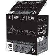 Migra Steel Shot STAXD 12Ga 1.25oz 3" #2-BB