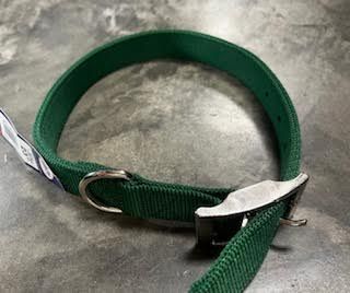 Nylon Dog Collar 1" hunter green 23"
