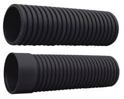 Poly Culvert Bell End Black 15"x20'