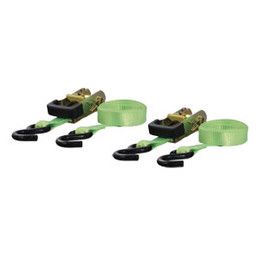 Ratchet Strap 1"x16' Lime 2 Pack