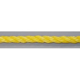 Rope Poly Twisted Yellow 3/8" (Price Per Foot)