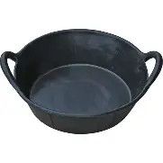 Rubber Feed Pan With Handle 3 Gallon