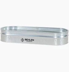 Behlen Stock Tank Galvanized 2'x1'x6' 70 Gallon