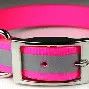 Sunglo Collar 1" Reflective Pink 19"