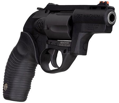 Taurus  605 Poly Protector Small 357 Mag/38 Special +P 5 Shot 2" Black Stainless Steel Barrel, Matte Black Oxide Cylinder, Black Polymer Alloy Steel Frame, Black Ridge Rubber Grip, Transfer Bar Safety
