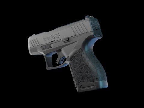 Taurus GX4 Micro-Compact Frame 9mm Luger 11+1 3.06" Satin Black DLC Stainless Steel Barrel, Black Nitride Serrated Alloy Steel Slide, Matte Stainless Steel Frame, Black Polymer w/Interchangeable Backs