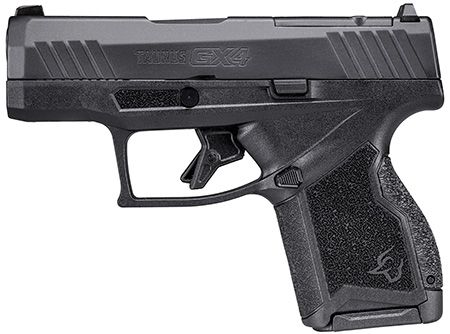 Taurus GX4 T.O.R.O. Micro Compact Frame 9mm Luger 13+1 3.06" Black Stainless Steel Barrel, Black Nitride Steel Optic Ready/Serrated Slide, Black Polymer Frame, Interchangeable Backstrap Grip, Right Ha