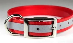 Sunglo Collar 1" Reflective Red 23"
