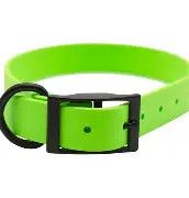 Zeta Collar W Black Hardware Light Green 1"x26"