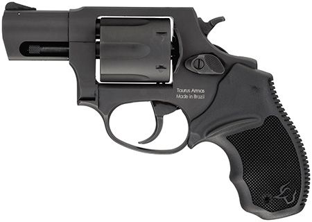 Taurus 856 *CA Compliant Small 38 Special +P 6 Shot 2" Matte Black Carbon Steel Barrel, Cylinder &amp; Frame, Black Finger Grooved Rubber Grip, Transfer Bar Safety, Exposed Hammer