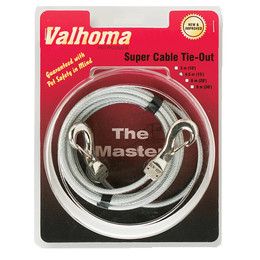 Tie Out Cable 20' Ex HVY