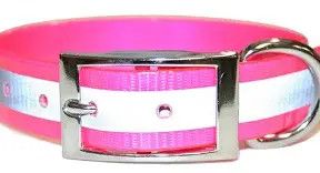 Sunglo Collar 1" Reflective Pink 21"