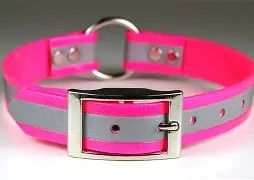 Sunglo Collar 1" Reflective Pink 23"