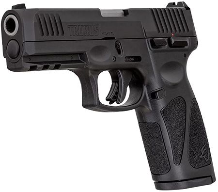 Taurus  G3 *MA Compliant Full Size Frame 9mm Luger 10+1 4" Matte Stainless Steel Barrel, Matte Black Tenifer Serrated Steel Slide, Black Polymer Frame w/Picatinny Rail, Black Polymer Grip, Right Hand