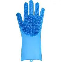 Wash Gloves Blue